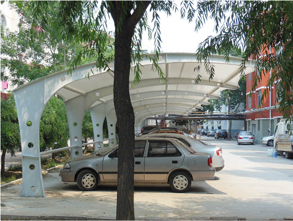 膜結(jié)構(gòu)車(chē)棚-濱州一中學(xué)膜結(jié)構(gòu)車(chē)棚